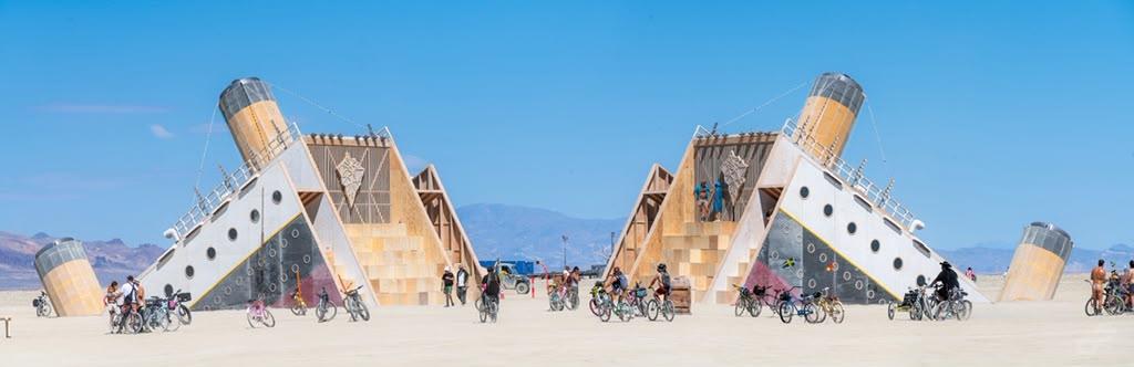 Titanic's End in daylight at Burning Man 2026